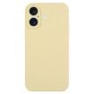 iPhone 16 Creamy Yellow Liquid Silicone Phone Case - 1