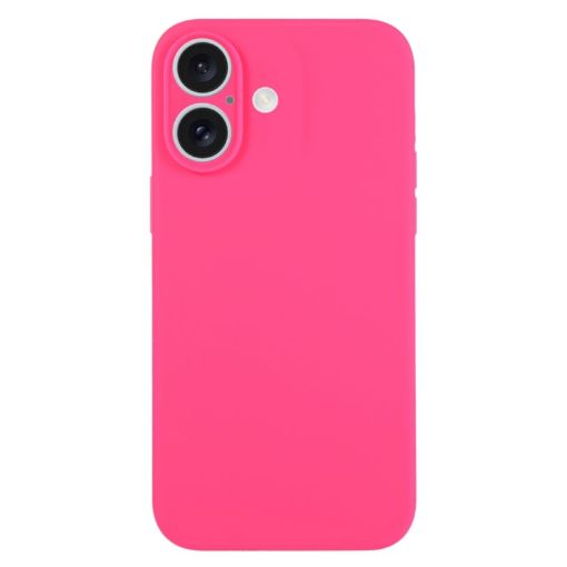 iPhone 16 Fresh Pink Liquid Silicone Phone Case - 1