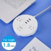 Multi-functional Desktop Socket with USB & Cable - 1.8m Length - 2