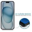 iPhone 15 Pro/15 25pcs Anti-spy Full Cover Tempered Glass Screen Film - 4