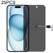 iPhone 15 Pro/15 Anti-spy Tempered Glass Film 25pcs High Transparency - 1