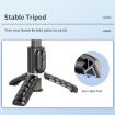 Q18 Black Desktop Gimbal Stabilizer with Fill Light & Selfie Stick - 7