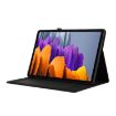 Samsung Galaxy Tab S9+/S10+ Black Fabric Texture Flip Leather Case - 5
