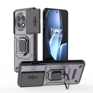 OnePlus Ace 5/Ace 5 Pro Purple Shockproof Case with Holder - 1