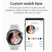 HDT MAX 1.60" Silver Dial Smart Watch, IP68 Waterproof, Bluetooth Call - 7