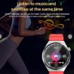 Bamboo Steel Band 1.3" Smart Watch IP68 Waterproof Bluetooth Call Black - 9