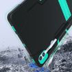 Samsung Galaxy Tab S9+ Black Mint Silicone PC Case with Holder - 6