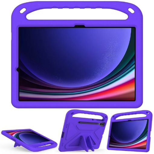 Samsung Galaxy Tab S9+ EVA Shockproof Case with Holder - Purple - 1