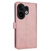 Vivo S30 AZNS Rose Gold Flip Leather Phone Case - Calf Texture Skin Feel - 3