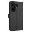 Vivo S30 Pro Mini AZNS Black Leather Flip Case - Calf Texture Skin Feel - 3