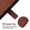 Moto G15 Power Crossbody 3D Embossed Flip Leather Case Brown - 4
