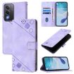 OPPO A5/A3 Pro 5G Global Embossed Leather Phone Case - Light Purple - 1