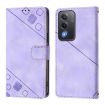 OPPO A5/A3 Pro 5G Global Embossed Leather Phone Case - Light Purple - 3