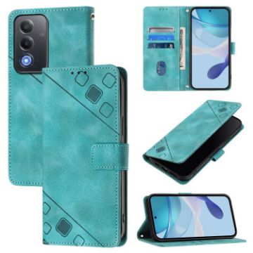 OPPO A5/A3 Pro 5G Global Green Embossed Leather Phone Case - 1