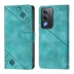 OPPO A5/A3 Pro 5G Global Green Embossed Leather Phone Case - 3