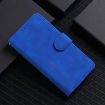Motorola Edge 60 Pro Blue Magnetic Flip Leather Phone Case Skin Feel - 2