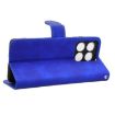 Motorola Edge 60 Pro Blue Magnetic Flip Leather Phone Case Skin Feel - 5