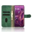 Motorola Edge 60 Pro Green Magnetic Flip Leather Phone Case Skin Feel - 4