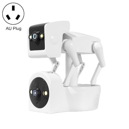 ESCAM PT212 4MP Dual Lens Robot Dog WiFi Camera, Cloud Storage, AU Plug - 1