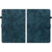 Samsung Galaxy Tab 9 Tiger Pattern Flip Leather Case - Dark Blue - 2