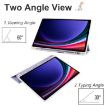 Samsung Galaxy Tab S10+/S9+ Lavender TPU Leather Case with Pen Slot - 3