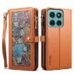 Moto G86 Power ESEBLE Star Series Wallet RFID Leather Case Brown - 1