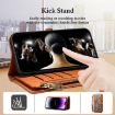 Moto G86 5G ESEBLE Star Lanyard Zipper Wallet RFID Leather Case Brown - 8