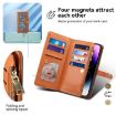 Motorola Edge 60 ESEBLE Star Series Lanyard Wallet RFID Case Brown - 5