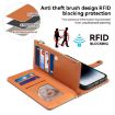 Motorola Edge 60 ESEBLE Star Series Lanyard Wallet RFID Case Brown - 7