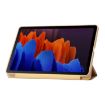 Samsung Galaxy Tab S9+/S10+ Gold 3-Fold Silicone Leather Case - 5