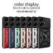 Infinix Hot 30 Red Phone Case with Sliding Camera Cover TPU+PC Design - 2