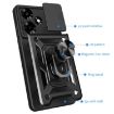 Infinix Hot 30 Red Phone Case with Sliding Camera Cover TPU+PC Design - 3