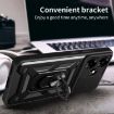Infinix Hot 30 Green Phone Case with Sliding Camera Cover TPU+PC - 7