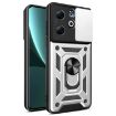 Infinix Smart 8 Plus/8 Pro Silver TPU+PC Case with Sliding Camera Cover - 1