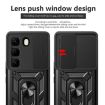 Infinix Hot 50 4G Red Phone Case with Sliding Camera Cover TPU+PC - 4