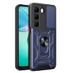 Infinix Hot 50 4G Phone Case - Blue Sliding Camera Cover TPU+PC Design - 1