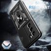 Infinix Hot 50 Pro 4G Phone Case - Black Sliding Camera Cover TPU+PC - 5