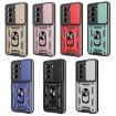 Infinix Hot 50 Pro 4G Phone Case - Green Sliding Camera Cover TPU+PC - 2