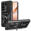 Infinix Note 50 Pro 4G Case - Black Sliding Camera Cover TPU+PC Design - 1