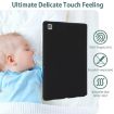 Samsung Galaxy Tab A7 2020 T500 Black Oil Spray TPU Tablet Case - 5