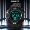 SKMEI 2078 Men's 50M Waterproof Sports Digital Watch - Black - 8
