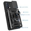 OPPO Reno5 4G/5G Silver TPU Hybrid PC Case with Sliding Camera Cover - 3