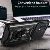 OPPO Reno5 4G/5G Silver TPU Hybrid PC Case with Sliding Camera Cover - 5