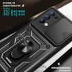 OPPO Reno5 4G/5G Silver TPU Hybrid PC Case with Sliding Camera Cover - 6