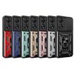 OPPO A58 4G Global Red Phone Case with Sliding Camera Cover Design - 2