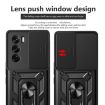 OPPO Reno12 Pro 5G Case - Red Sliding Camera Cover TPU Hybrid PC - 4