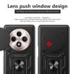 OPPO Reno12 F 5G Case - Black Sliding Camera Cover TPU Hybrid PC - 4