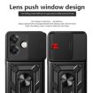 OPPO A3x 5G/4G Blue Sliding Camera Cover TPU Hybrid PC Case - 4