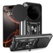 OPPO Find X8 Phone Case Black - Sliding Camera Cover TPU Hybrid PC - 1