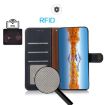 Xiaomi 14 Ultra KHAZNEH Blue RFID Leather Phone Case - 4